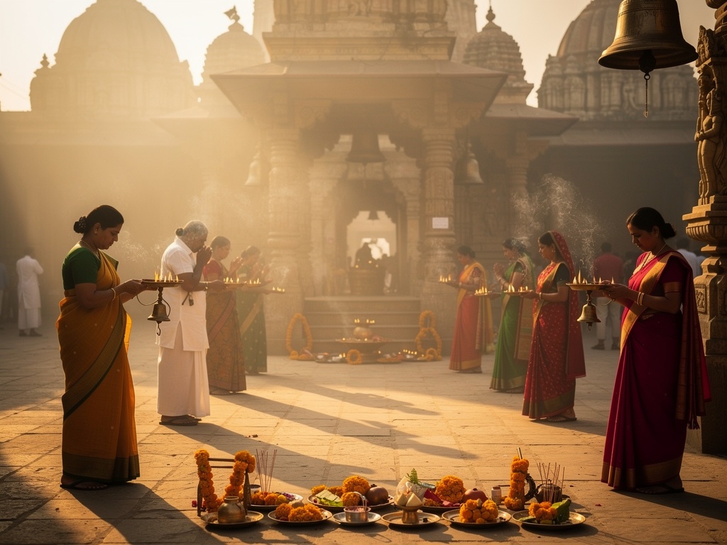 Morning temple visit itinerary in Dombivli